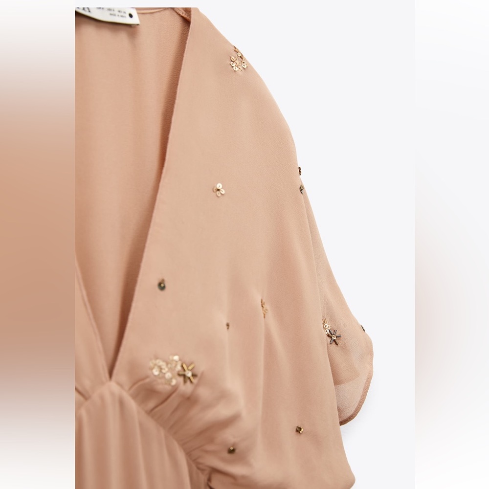 ZARA LIMITED EDITION EMBROIDERED DRESS - Picture 6 of 10